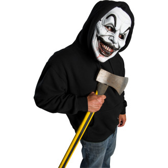 Masky, škrabošky - Terror Clown maska pro dospělé