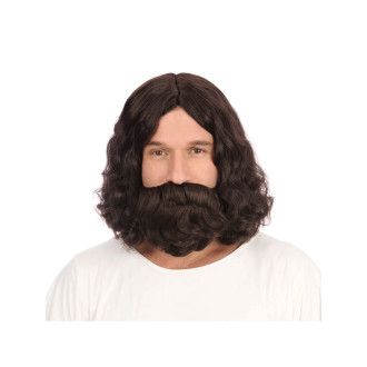 Parochne - Hippie Or Jesus pánská paruka s vousy