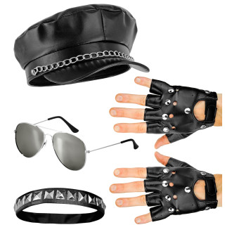 Klobúky , čiapky , čelenky - Widmann ROCKER set