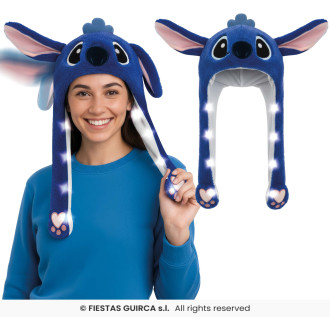 Doplnky - Čiapka modrá koala so svetlom