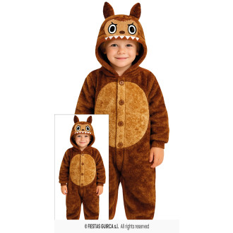 Kostýmy - Lulu monster HNĚDÝ