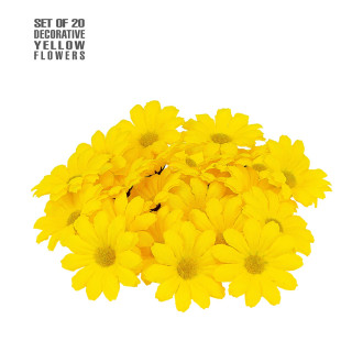 Doplnky - Widmann Sad 20 ks dekorativních žlutých květů