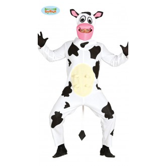 Kostýmy - Čiernobiela krava - kostým