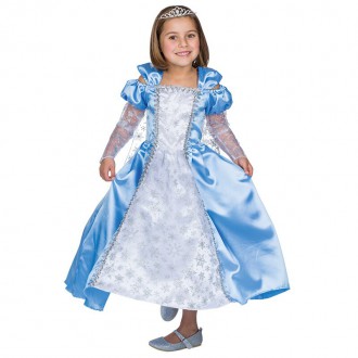 Kostýmy - Zimná princezná modrá