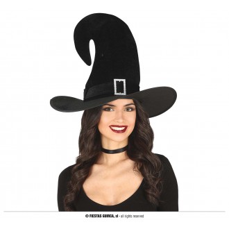 Klobúky , čiapky , čelenky - Čierny čarodejnícky klobúk