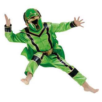 Kostýmy - Kostým Power Ranger Green Boxset - licenčný kostým