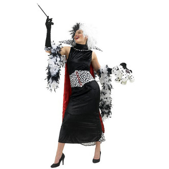 Kostýmy - Cruella de Vil  - licenčný kostým