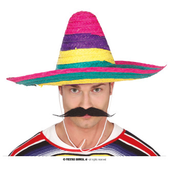 Klobúky , čiapky , čelenky - Mexico farebné