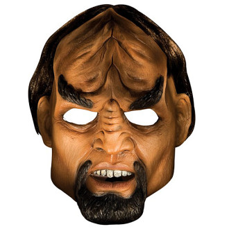 Kostýmy - Worf DLX Latex Maske - licencia