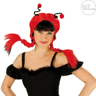 Parochne - Ladybug Wig - karnevalová parochňa