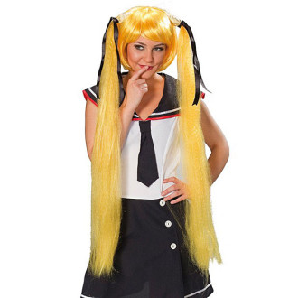 Parochne - Sailor Space Girl žltá - karnevalová parochňa