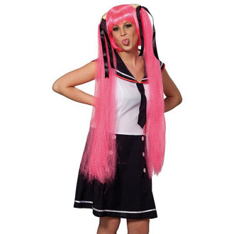 Parochne - Sailor Space Girl pink - karnevalová parochňa