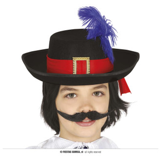 Klobúky , čiapky , čelenky - Mušketier detský