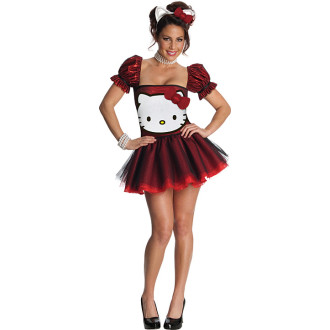 Kostýmy - Kostým Hello Kitty Red Glitter - licenčný kostým