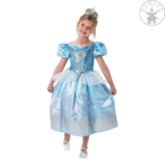 Kostýmy - Kostým Popoluška - Cinderella Glitter - licenčný kostým