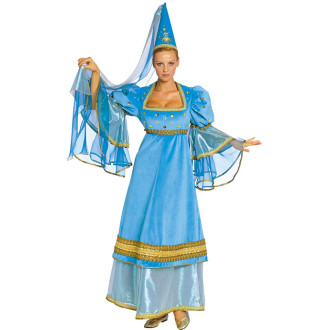 Kostýmy - Princezná modrá - kostým
