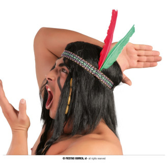 Klobúky , čiapky , čelenky - Indiánska čelenka