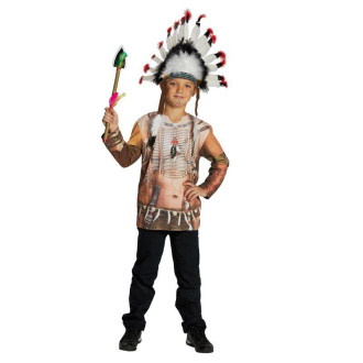 Kostýmy - Tričko ​​s potlačou indián