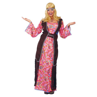 Kostýmy - Hippie - dámsky dlhý kostým
