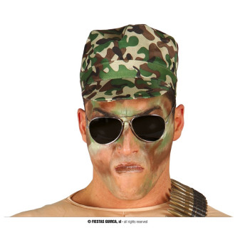 Klobúky , čiapky , čelenky - Vojenská maskáčová čiapka