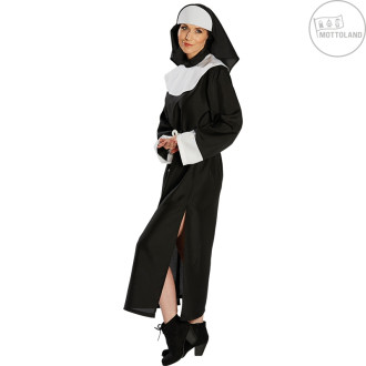 Kostýmy - Nun - kostým mníšky s pokrývkou hlavy