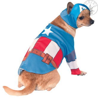 Kostýmy - Captain America - kostým pre psíkov