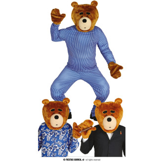 Kostýmy - Medveď - hlava a ruky
