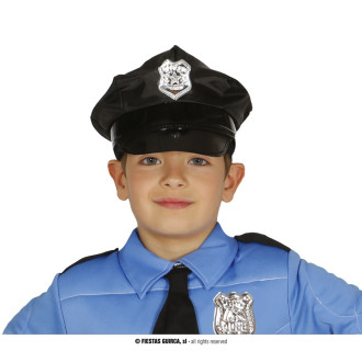 Klobúky , čiapky , čelenky - Policajná čiapka detská -Guirca