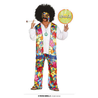 Kostýmy - Pánsky hippie kostým