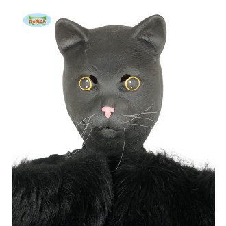 Masky, škrabošky - Maska čierne mačky