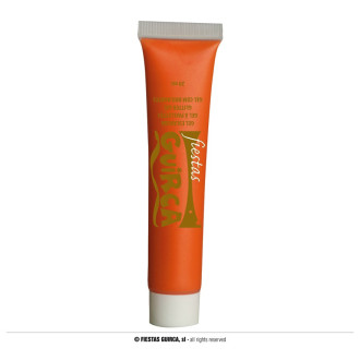 Líčidlá , kozmetika - Oranžová farba na báze vody 20ml