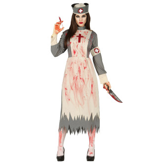 Kostýmy - Zombie ošetrovateľka - kostým