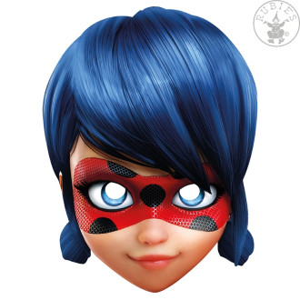 Masky, škrabošky - Miraculous Ladybug kartónová maska