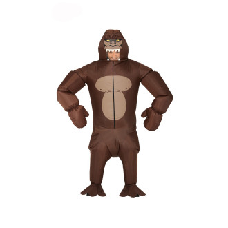 Kostýmy - Gorila - nafukovací kostým s dmychadlom