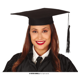 Klobúky , čiapky , čelenky - Študentská čiapočka 30 x 30 cm