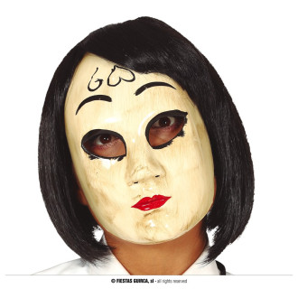 Masky, škrabošky - Žena s krížikom - PVC maska