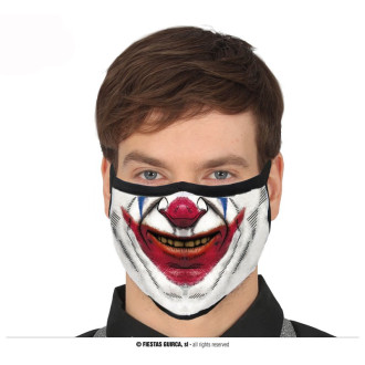 Masky, škrabošky - Rúško smejúci sa klaun