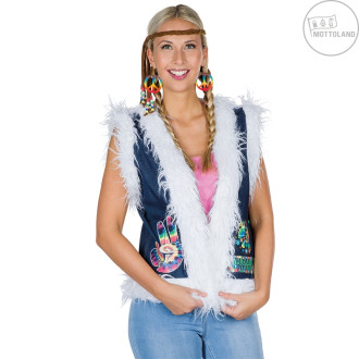 Kostýmy - Dámská hippie vesta