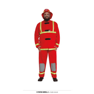 Kostýmy - Kostým pre dospelých hasič XL
