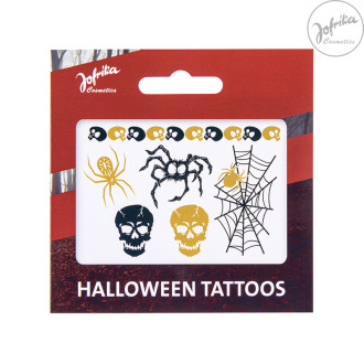 Doplnky - Tetovanie - halloween s pavučinou