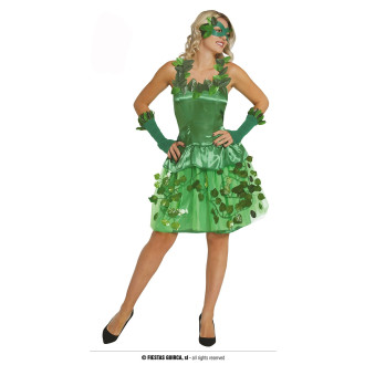Kostýmy - Lístková víla zelená