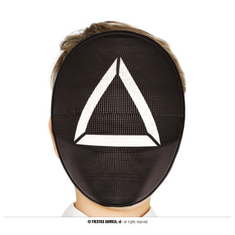Masky, škrabošky - PVC maska GAMER destaká - trojuholník