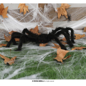 Doplnky - Chlpatý čierny pavúk 60 cm