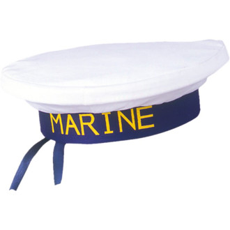Klobúky , čiapky , čelenky - Námornícka čiapočka Marine new