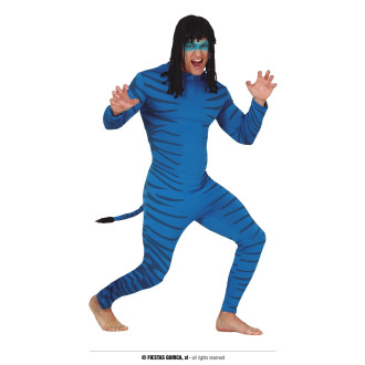 Kostýmy - Modrý avatar pánsky kostým