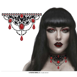 Doplnky - Tetovanie gotický náhrdelník