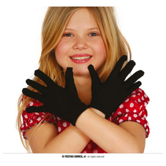 Doplnky - Detské rukavice čierne