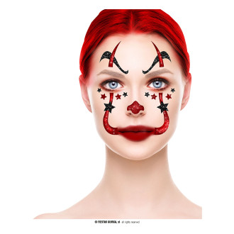Doplnky - Flitrová maska klaun