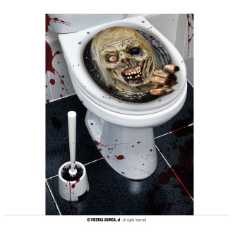 Doplnky - Záchodová dekorácia zombie