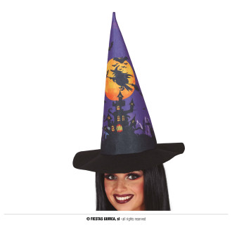 Klobúky , čiapky , čelenky - Modrý čarodejnícky klobúk